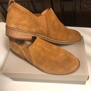 SOLD Franco Sarto Suede slip on loafers